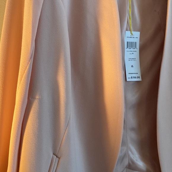 NWT BCBGGeneration Drape Front Jacket - Rose Smoke, Medium - Picture 6 of 6